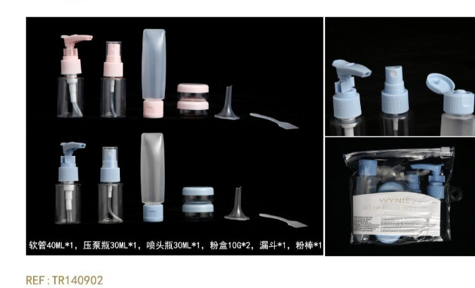 SET DE BOTELLAS DE VIAJE